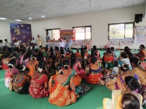 पंचायत संस्थेतील लोकप्रतिनिधी व महिला मेळावा एकात्मिक बाल विकास सेवा योजना प्रकल्प वसई विभागामार्फत घेण्यात आला.
